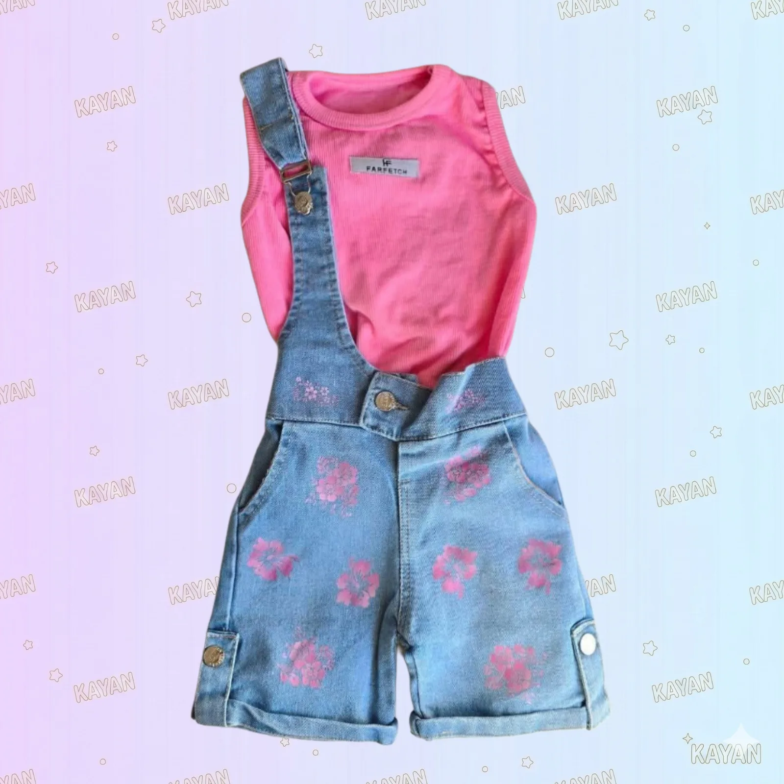 Jeans Jumpsuit & Top