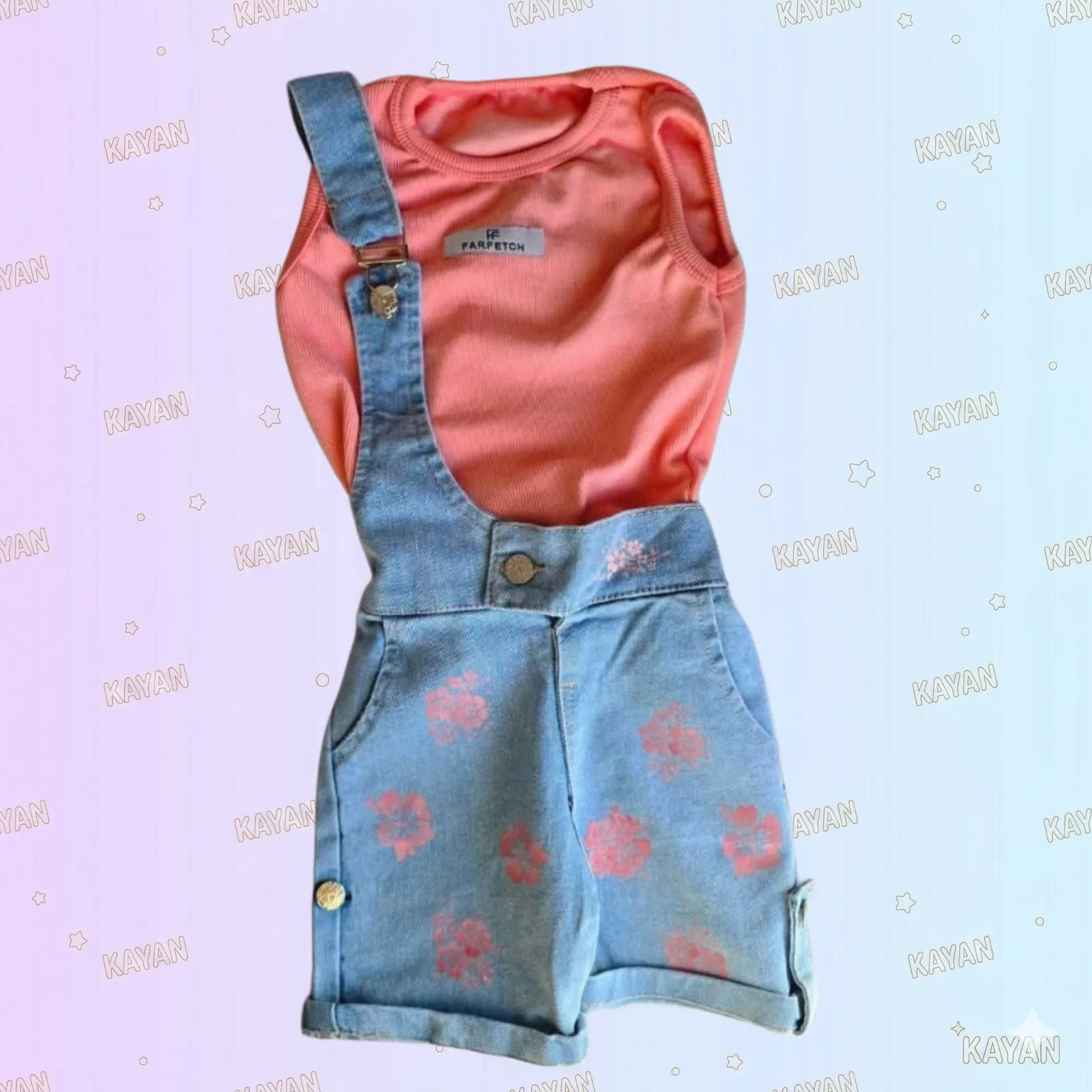 Jeans Jumpsuit & Top