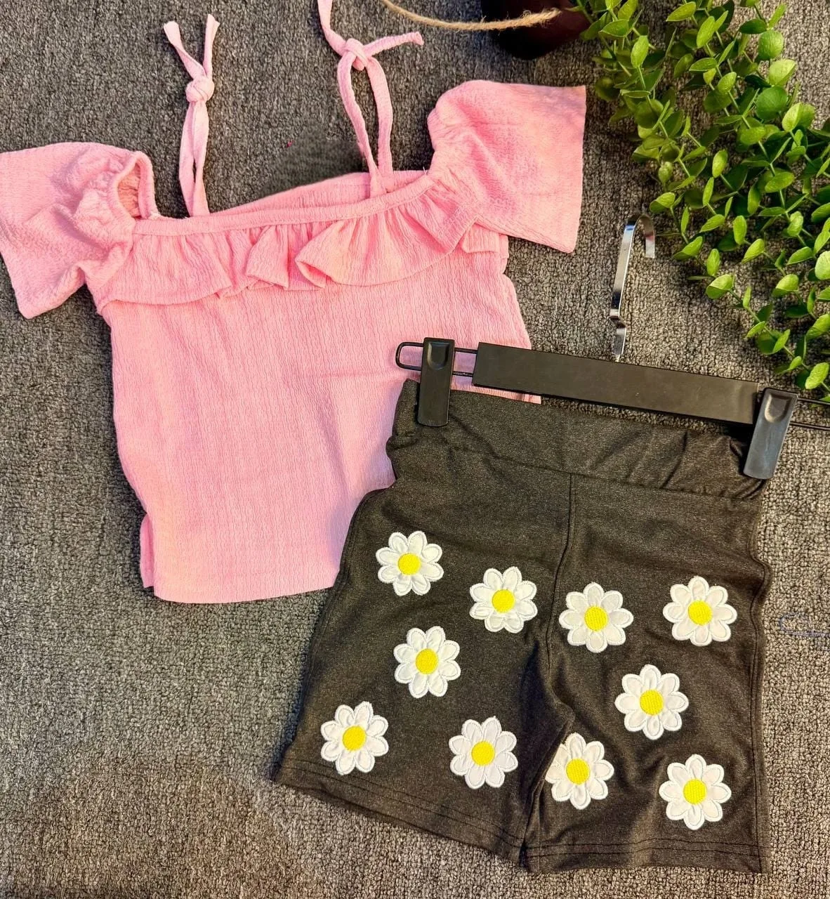 Flower Short Set