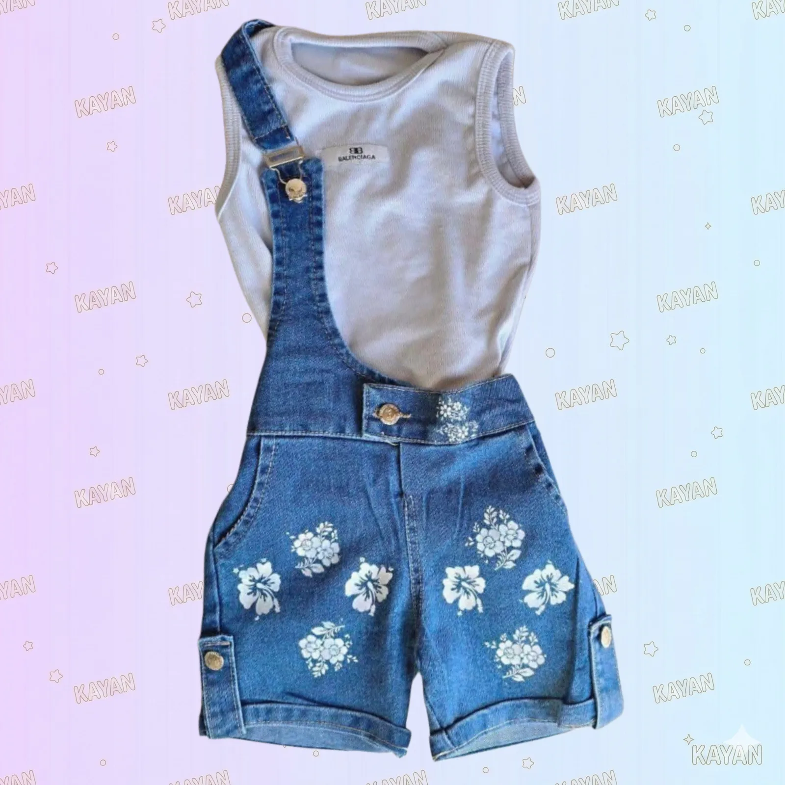 Jeans Jumpsuit & Top