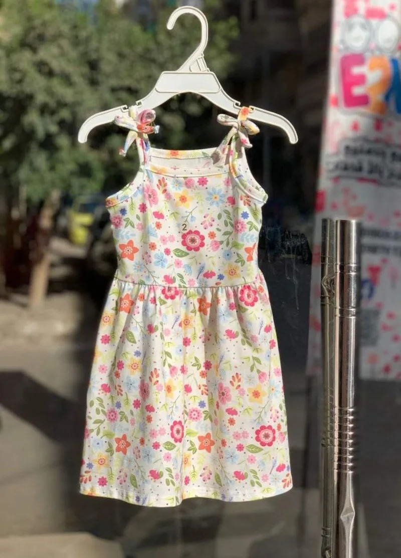 Flowery Cotton Dress