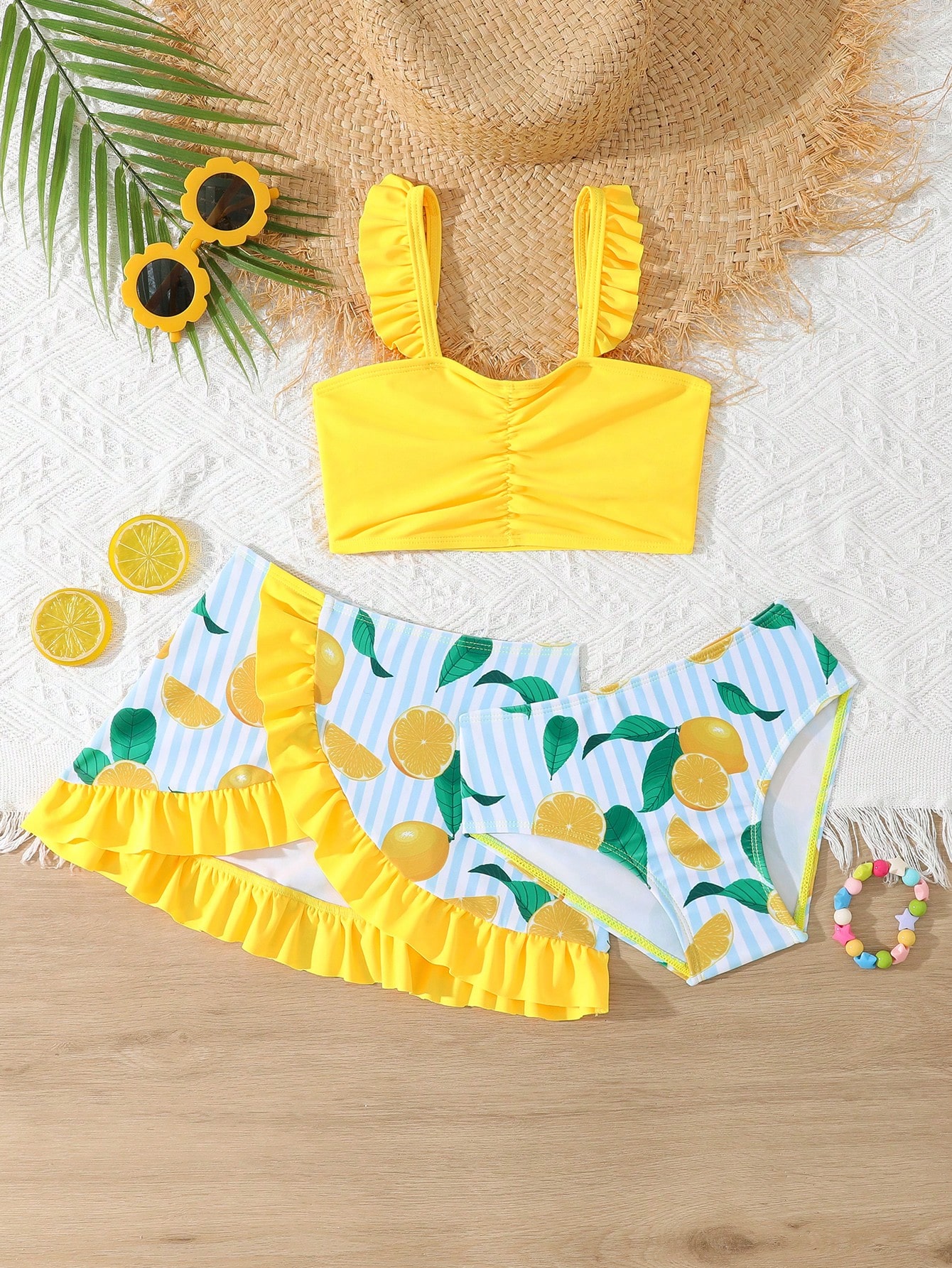 Pattern 3PCs Swimsuit